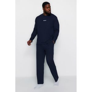 NWT Trendyol Men Knitted Plus Size Pajamas Set